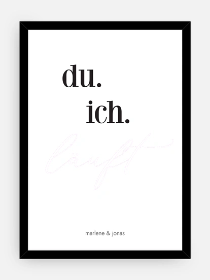 Poster Valentinstag Läuft