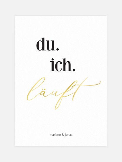 Poster Valentinstag Läuft