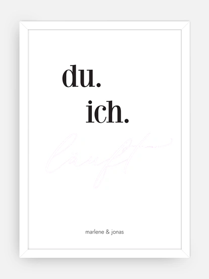 Poster Valentinstag Läuft