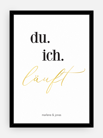 Poster Valentinstag Läuft