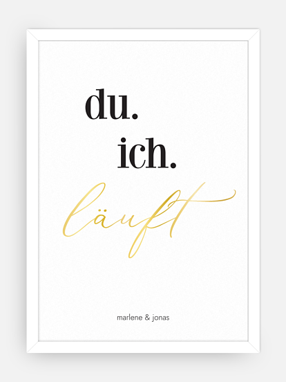 Poster Valentinstag Läuft