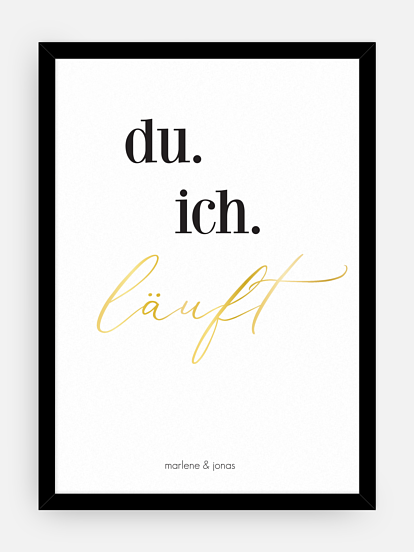 Poster Valentinstag Läuft