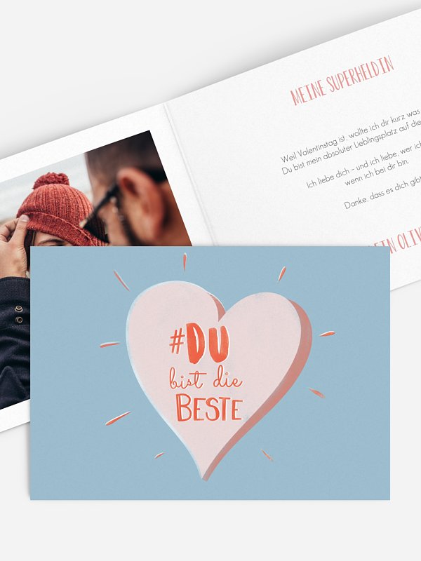 Karte zum Valentinstag Die Besten