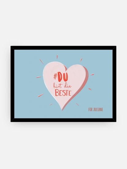 Wandbild Die Besten