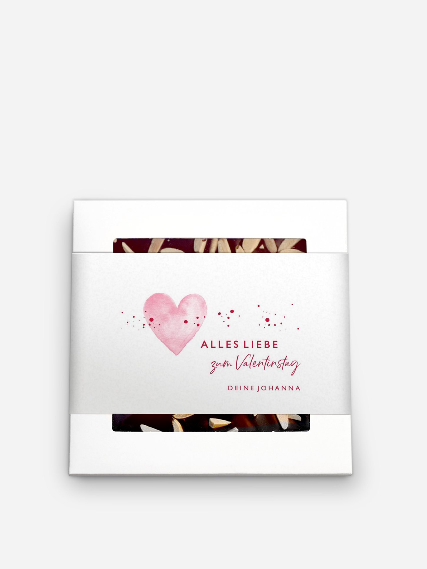 Schokolade Valentinstag Herzensmoment