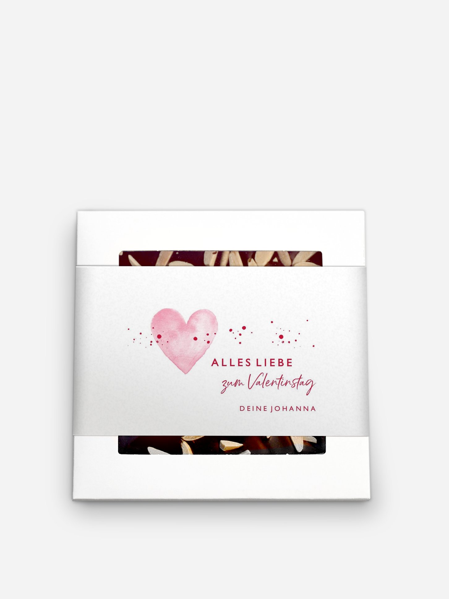 Schokolade Valentinstag Herzensmoment