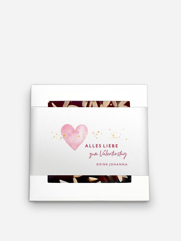 Schokolade Valentinstag "Herzensmoment"