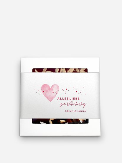 Schokolade Valentinstag Herzensmoment