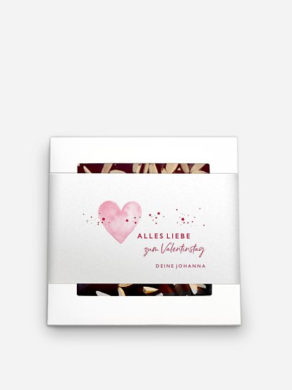 Schokolade Valentinstag Herzensmoment