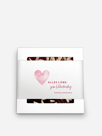 Schokolade Valentinstag Herzensmoment