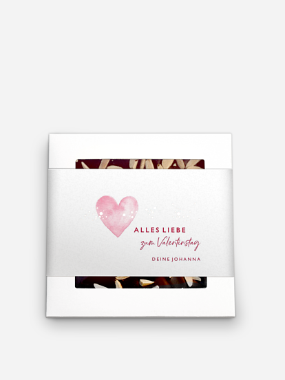 Schokolade Valentinstag Herzensmoment
