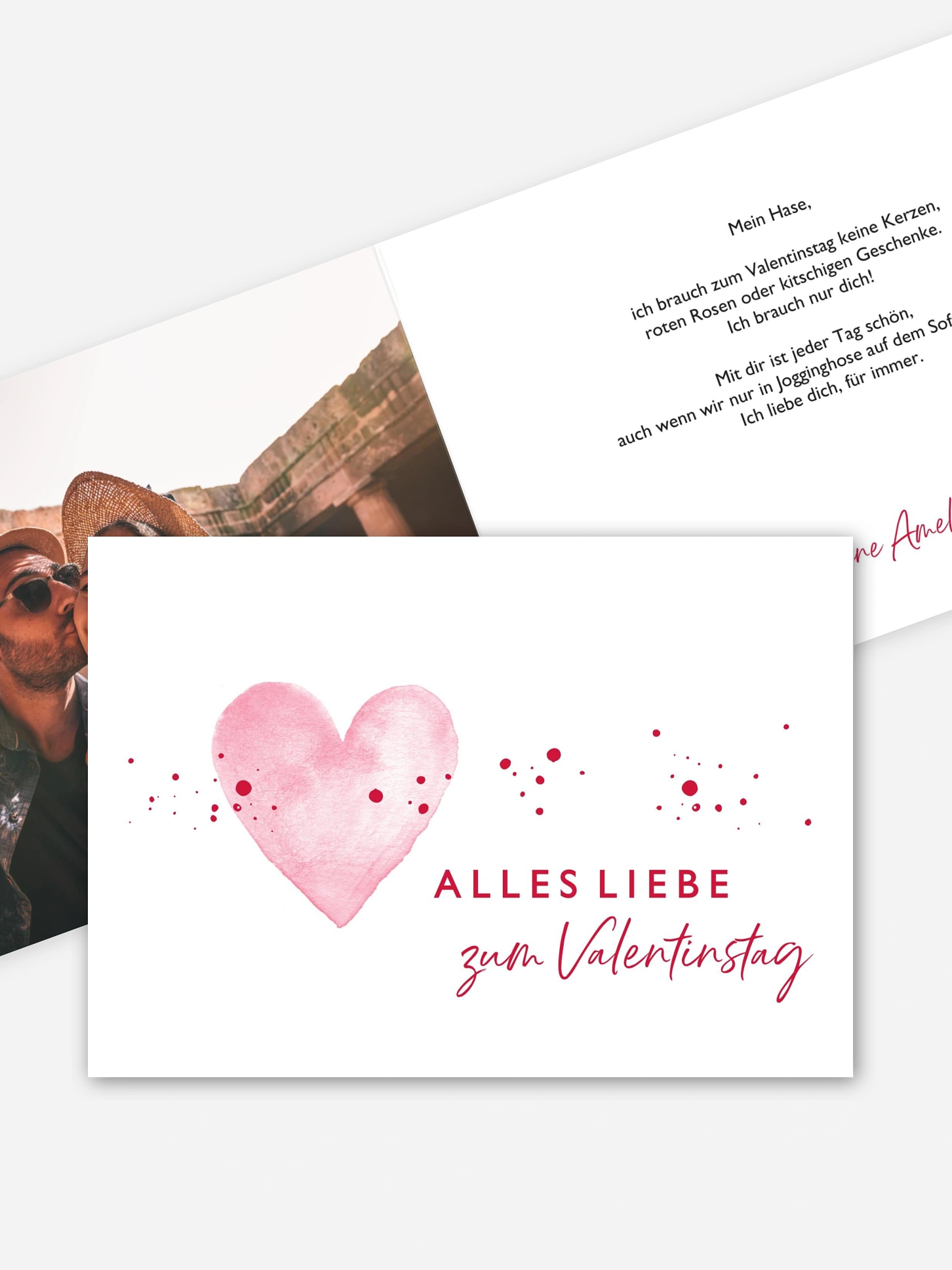 Karte zum Valentinstag Herzensmoment