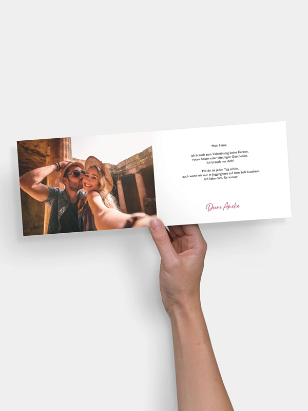 Karte zum Valentinstag Herzensmoment