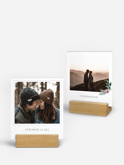 Fotohalter Valentinstag Barfuß im Sand