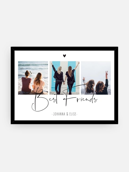 Wandbild Valentinstag Friends