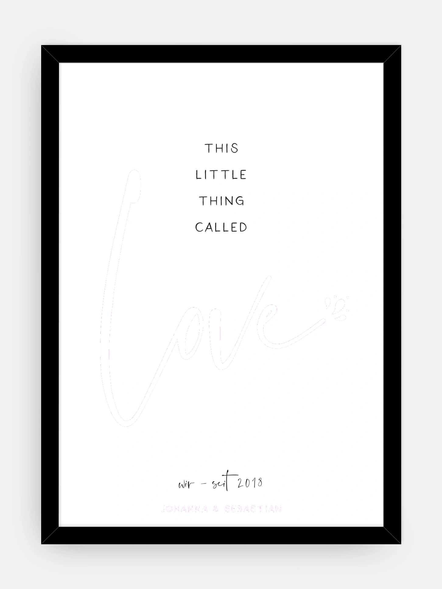Poster Valentinstag Little Thing
