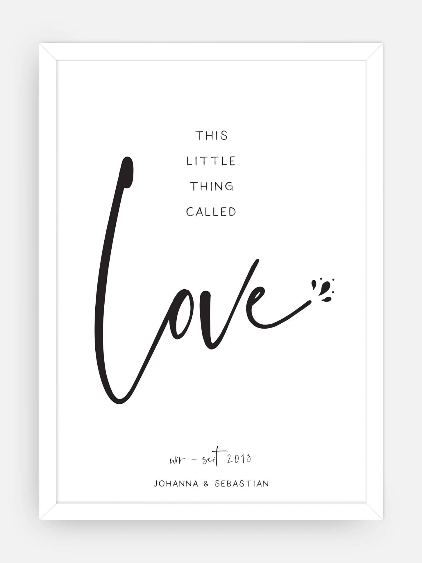 Poster Valentinstag Little Thing