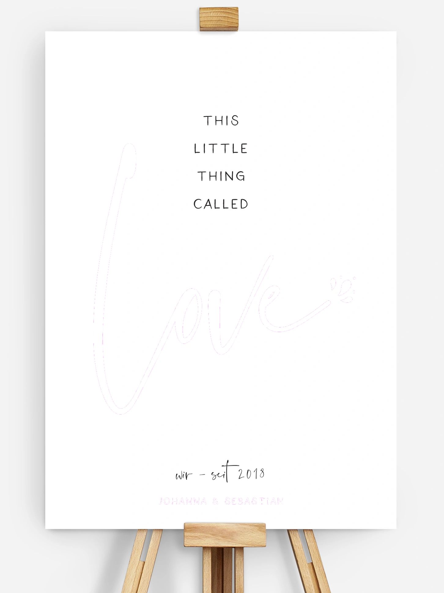 Poster Valentinstag Little Thing