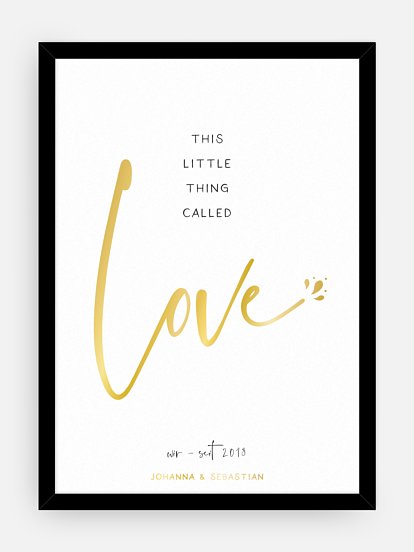 Poster Valentinstag Little Thing