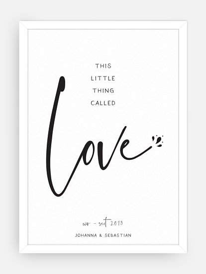 Poster Valentinstag Little Thing