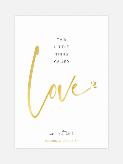 Poster Valentinstag Little Thing