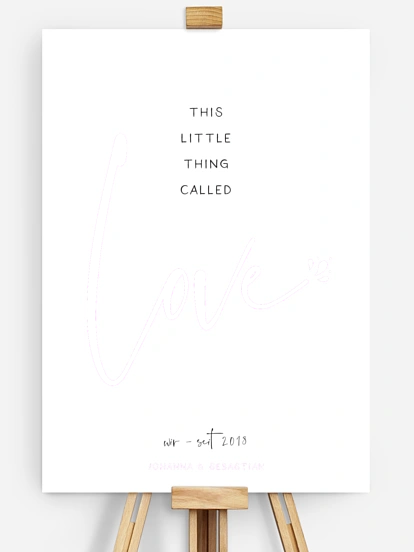 Poster Valentinstag Little Thing