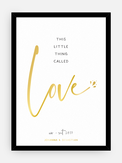 Poster Valentinstag Little Thing