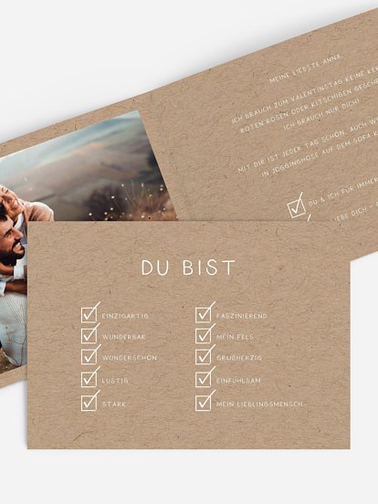 Karte zum Valentinstag You Are