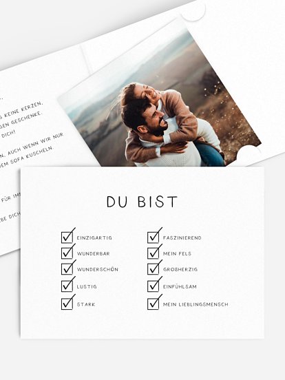 Karte zum Valentinstag You Are