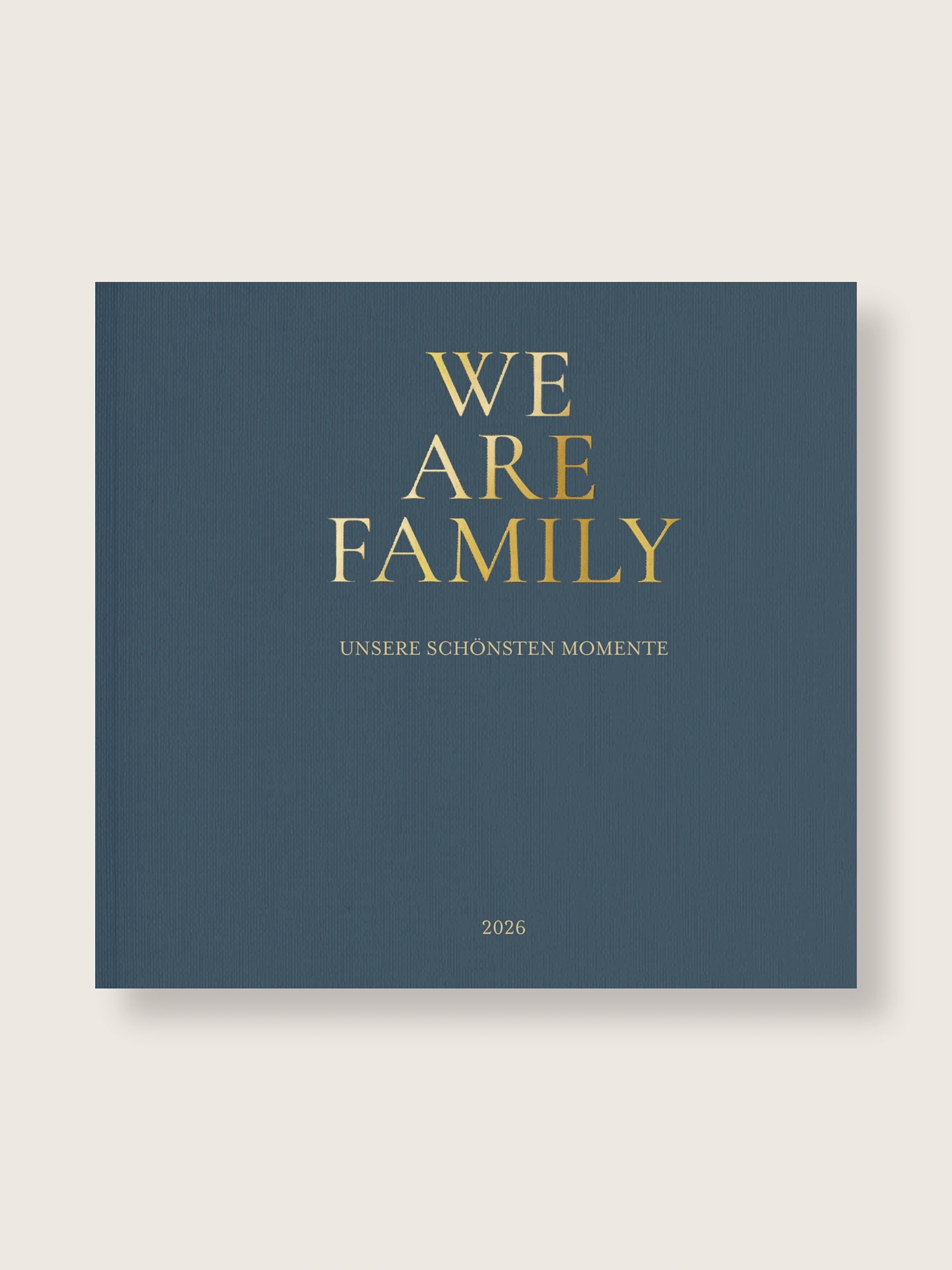 Fotobuch mit Stoffeinband We Are Family
