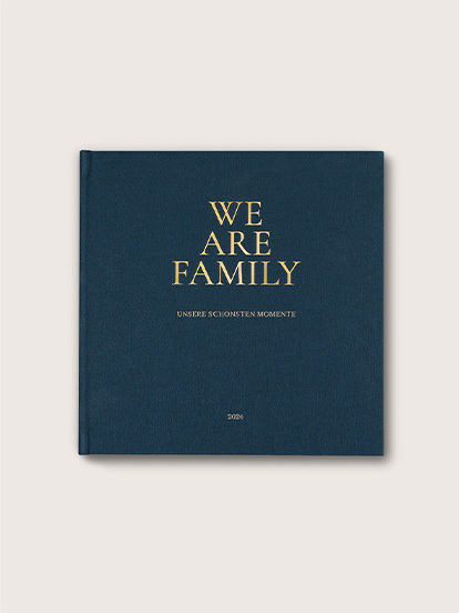 Fotobuch mit Stoffeinband We Are Family