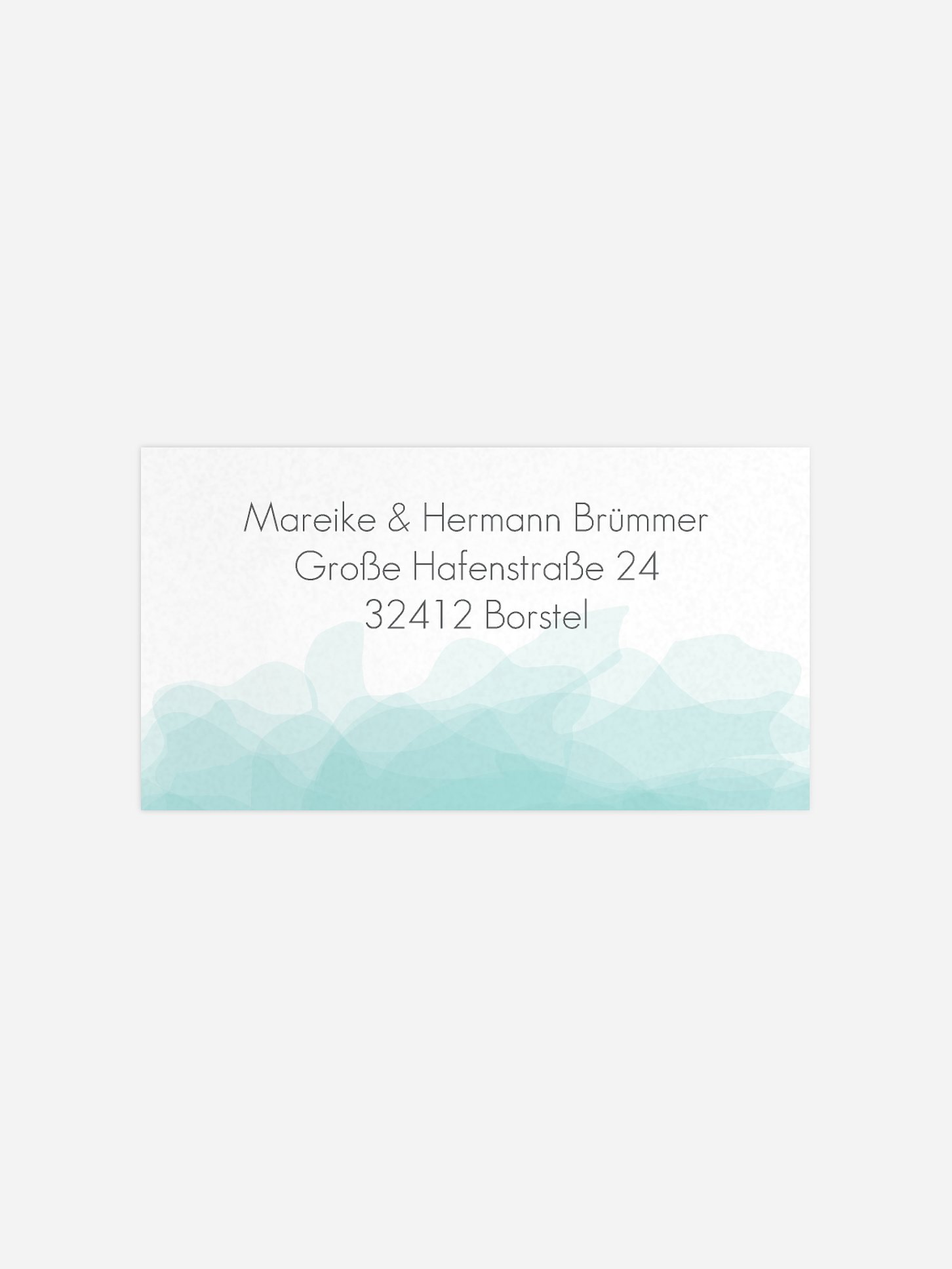 Empfängeraufkleber Konfirmation und Kommunion Silk Colours