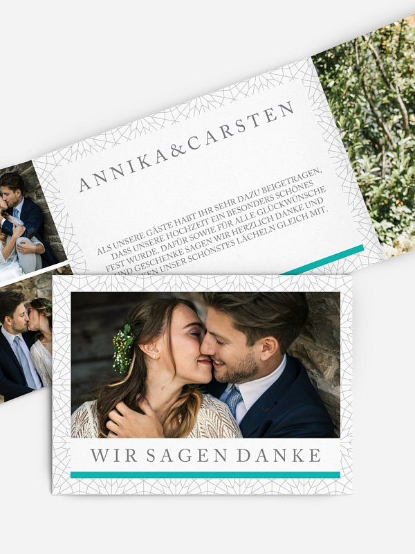 Dankeskarte Hochzeit Marrakesch
