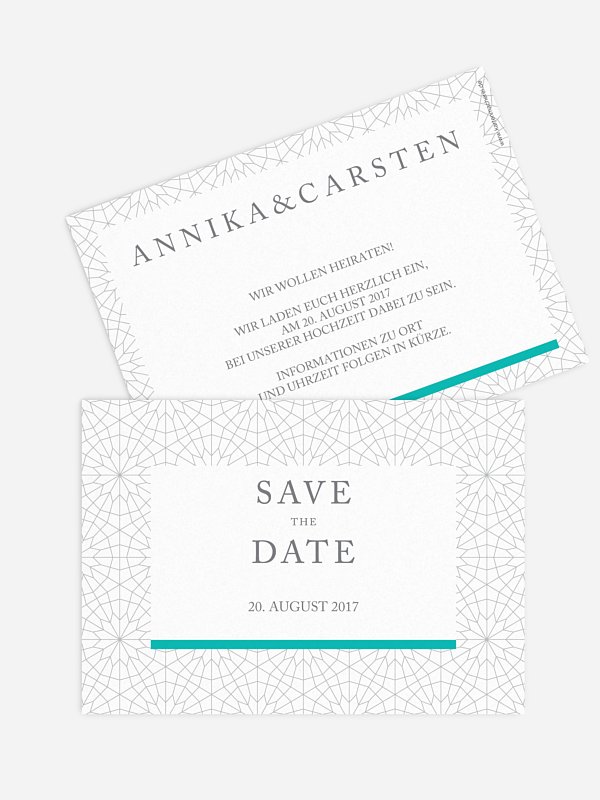 Save-the-Date Karte Marrakesch