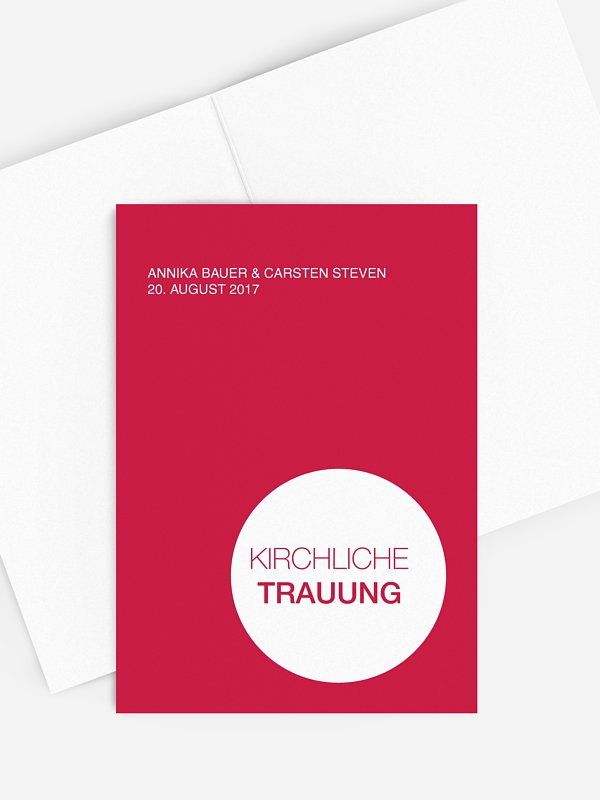 Kirchenheft Hochzeit Statement