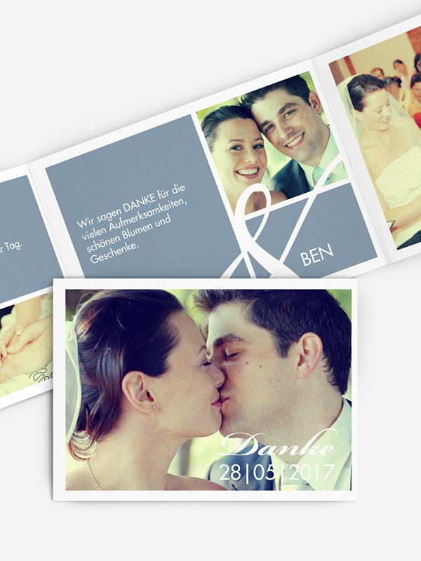 Dankeskarte Hochzeit Perfect Match