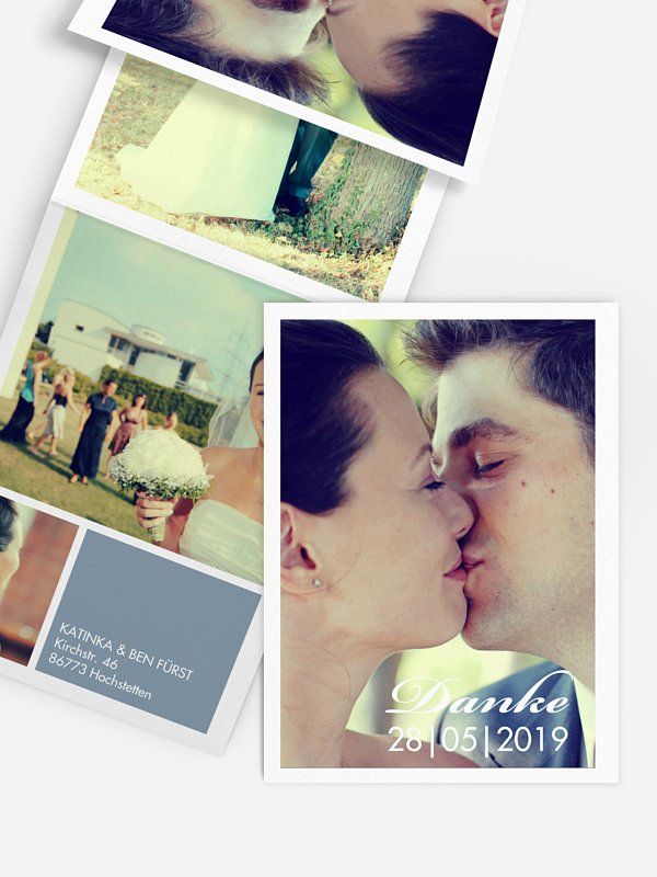 Dankeskarte Hochzeit Perfect Match