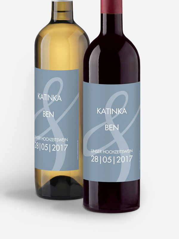 Flaschenetikett Hochzeit Perfect Match