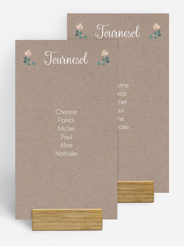 Nom De Table Mariage Jardin Vintage