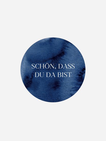 Geschenkaufkleber Hochzeit Modern Aquarelle