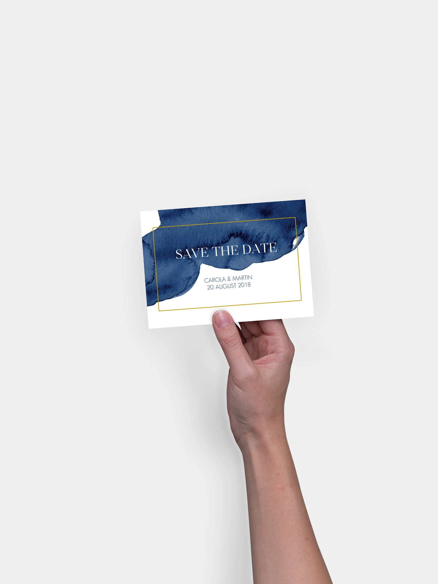 Save-the-Date Karte Modern Aquarelle