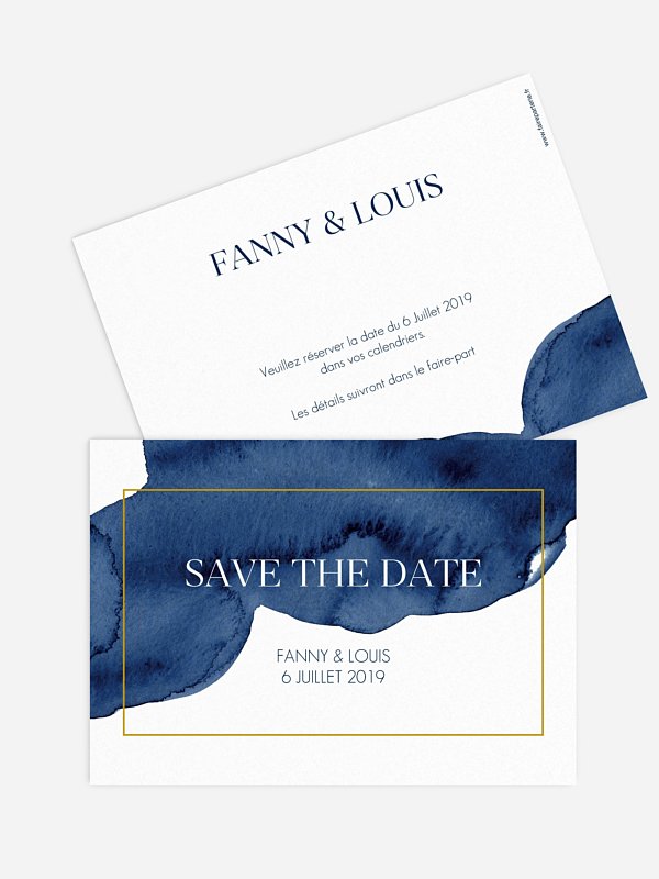 Save the date Aquarelle moderne