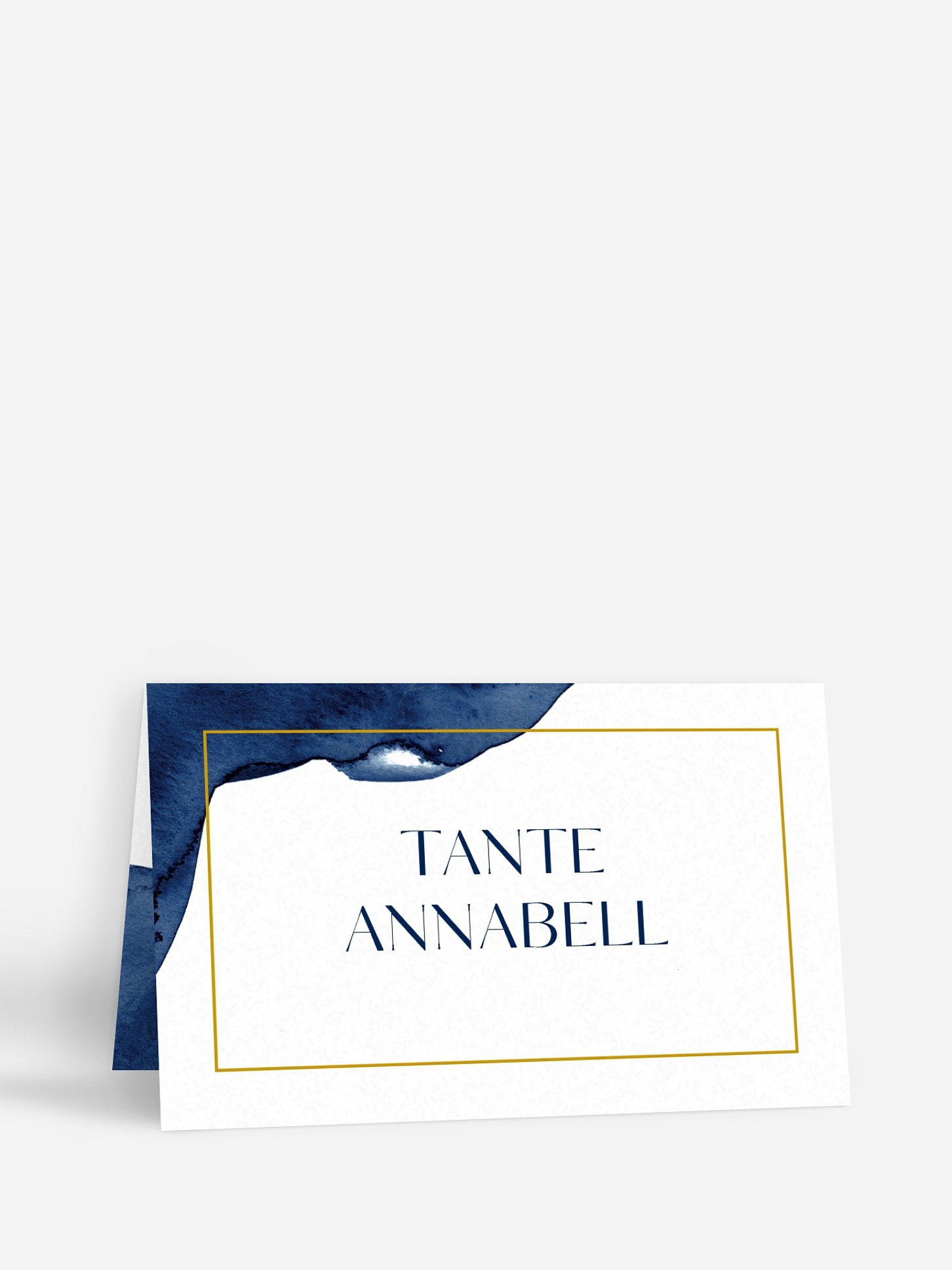 Tischkarte Hochzeit Modern Aquarelle
