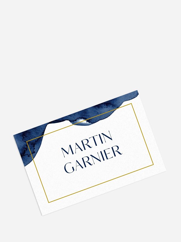 Marque-place mariage Aquarelle moderne