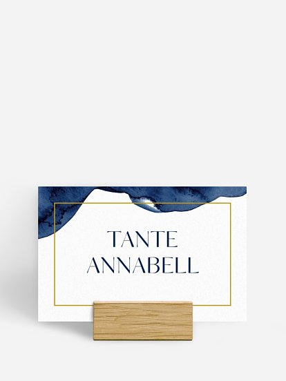 Tischkarte Hochzeit Modern Aquarelle