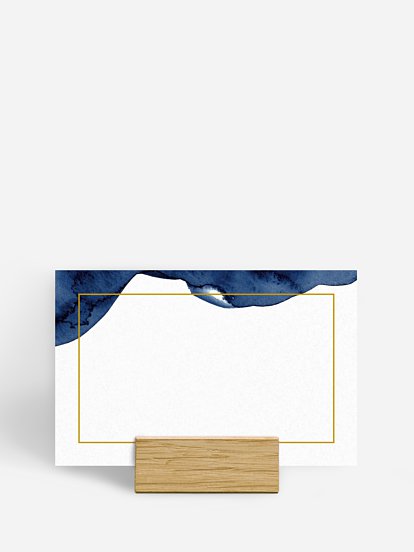 Tischkarte Hochzeit Modern Aquarelle