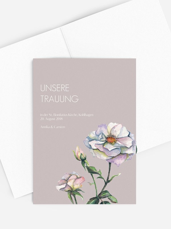 Kirchenheft Hochzeit Floret
