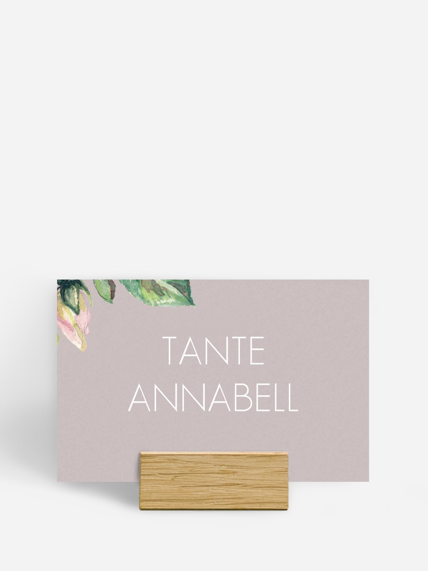 Tischkarte Hochzeit Floret