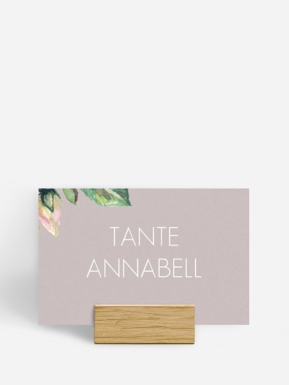 Tischkarte Hochzeit Floret