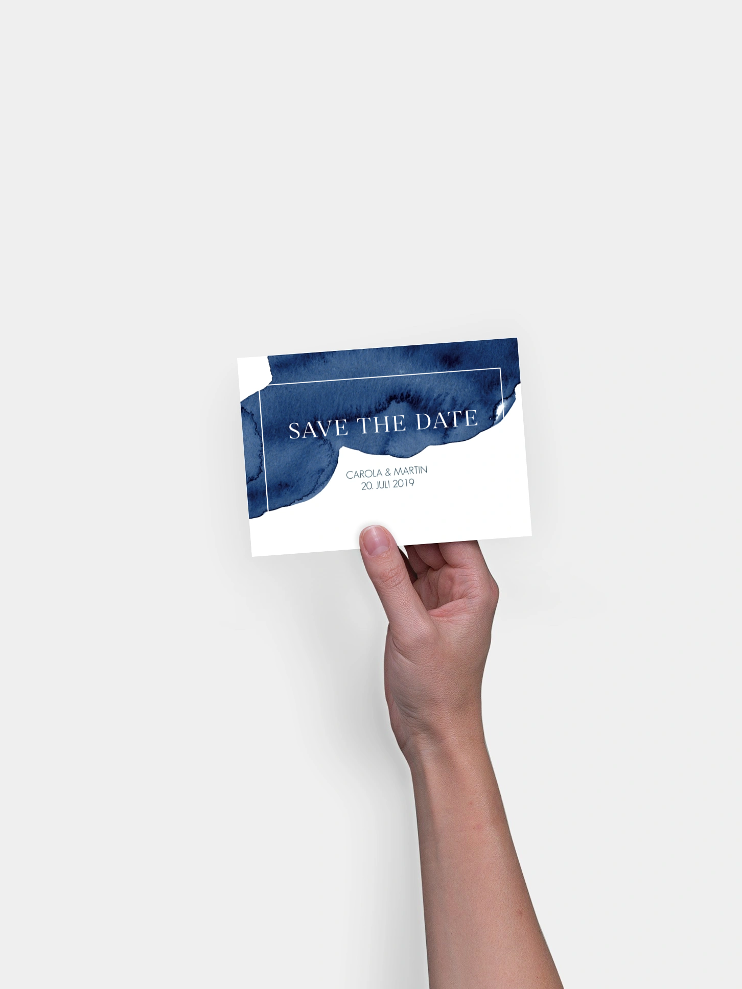 Save-the-Date Karte Modern Aquarelle Premium